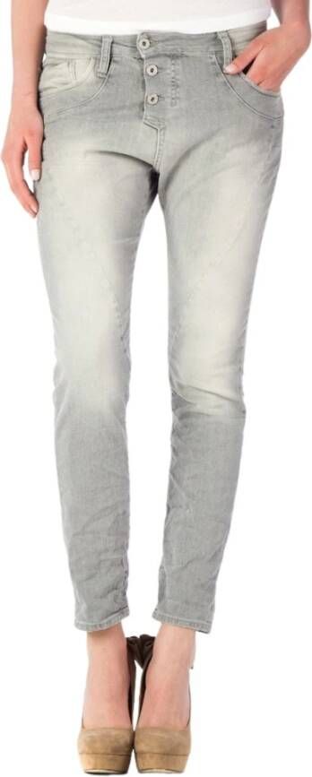 Please Boyfriend Jeans Grijs Dames