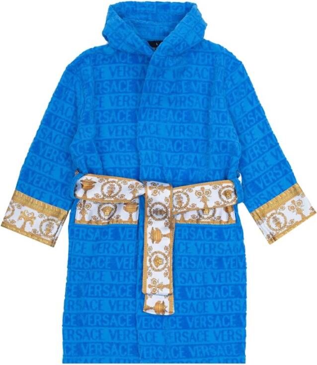 Versace Badjassen Blauw unisex