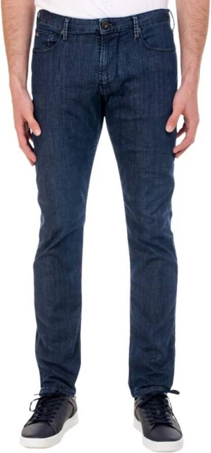 Armani Slim Fit Jeans Blauw Heren