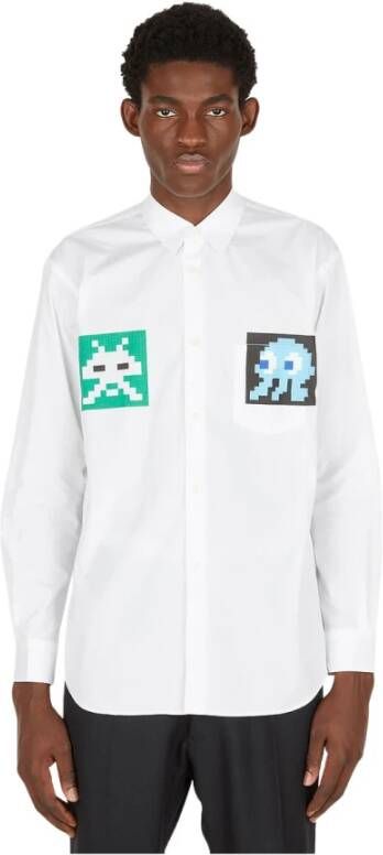 Comme des Garçons Play Alledaagse t shirts , Wit, Heren