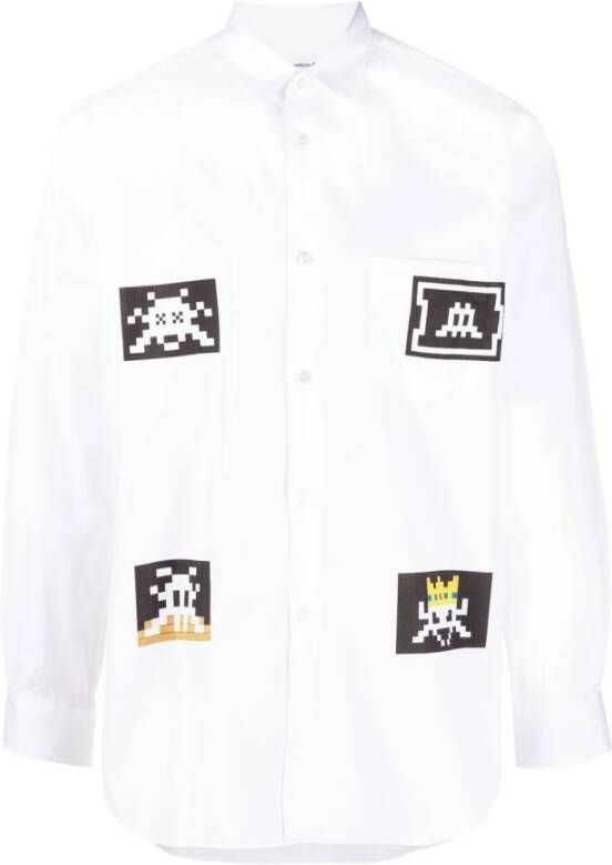 Comme des Garçons Zoals witte shirts jongens , Wit, Heren