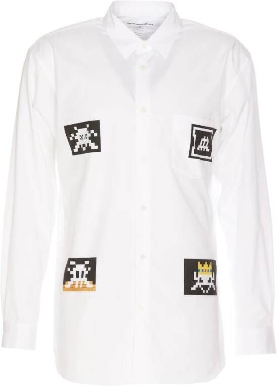 Comme des Garçons Zoals witte shirts jongens , Wit, Heren