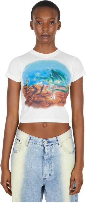 ERL T shirts Wit Dames