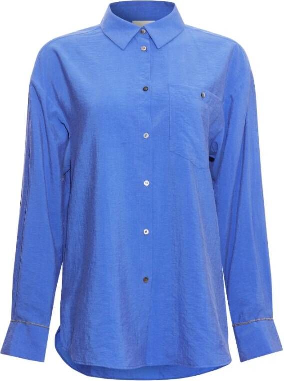 Heartmade Longsleeve shirts Blauw Dames