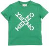 Kenzo T shirt with logo , Groen, Heren online kopen