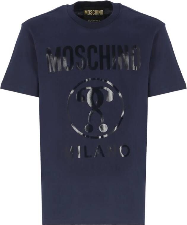Moschino T shirt , Blauw, Heren