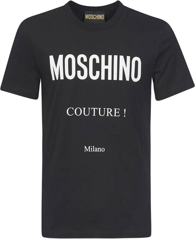 Moschino T shirt , Zwart, Heren