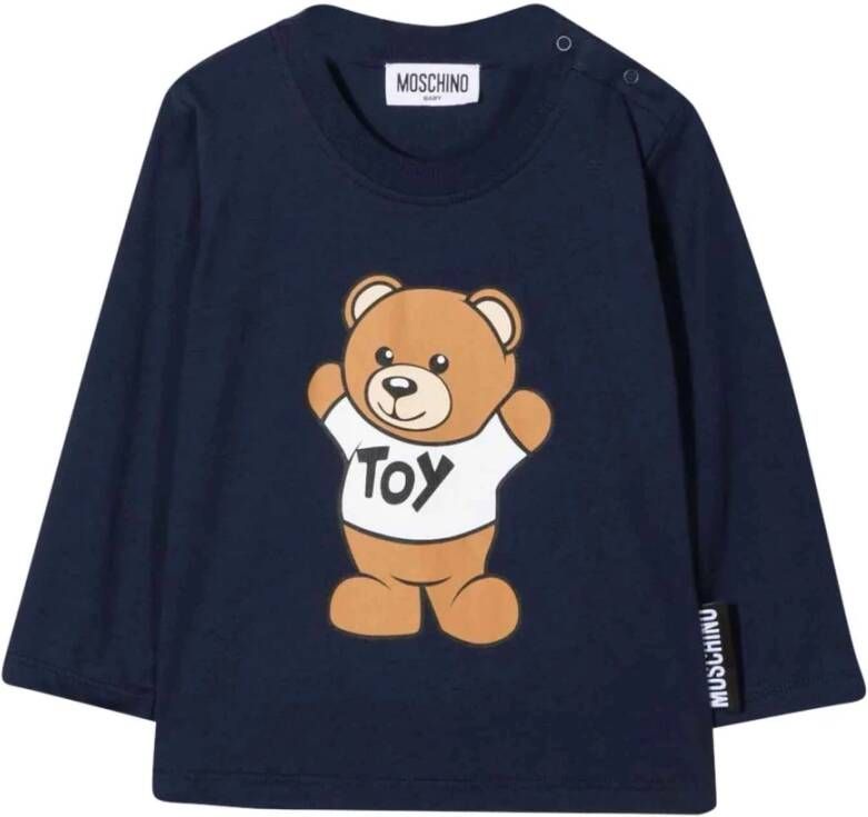 Moschino T shirts Blauw Heren