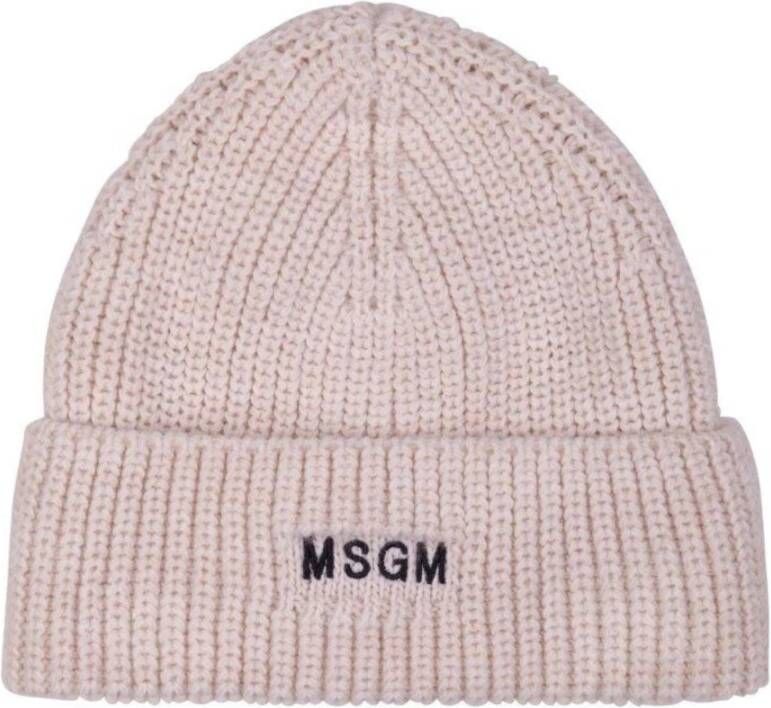 Msgm Mutsen en Petten Beige Dames