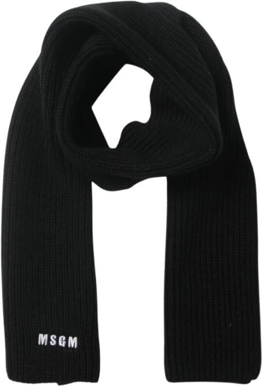Msgm Sjaals Zwart Heren