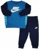 Nike Boys Sportswear Elevated Trims Crew Baby Tracksuits Blue Katoen Fleece online kopen