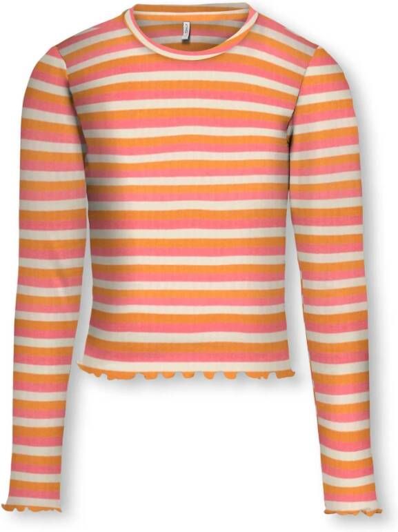 Only Long Sleeve Tops , Oranje, Dames