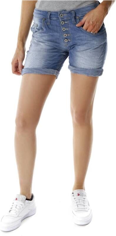 Please P88a denim kort , Blauw, Dames