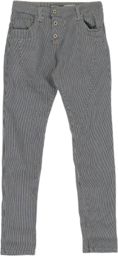 Please Slim fit Trousers , Blauw, Dames