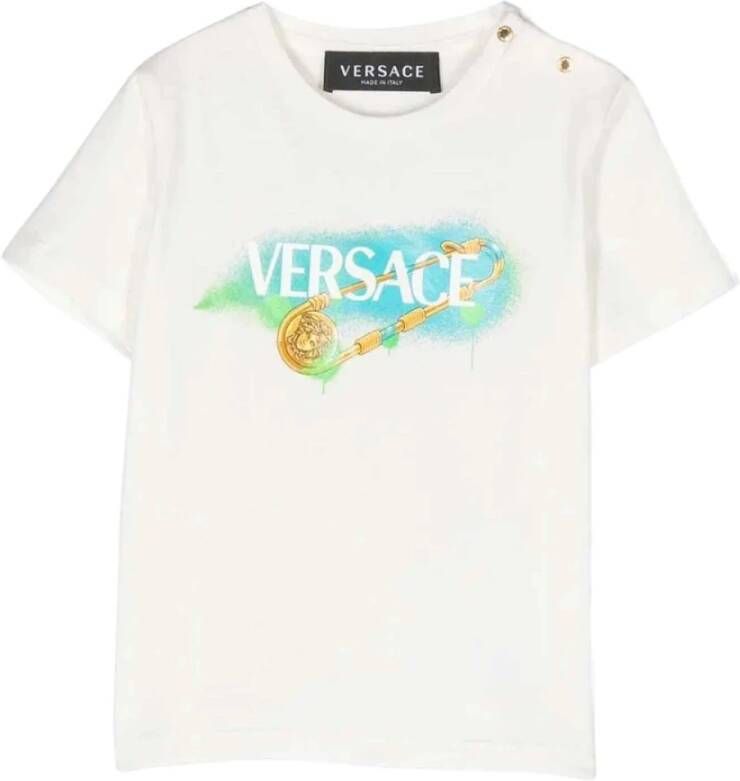 Versace T shirts Wit unisex