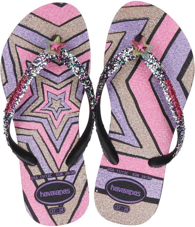 Havaianas Kids slim glitter tr slippers