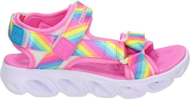 Skechers Hypno-Splash sandalen met lichtjes roze/multi