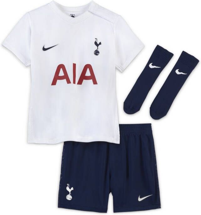 Nike Tottenham Hotspur FC 2021/22 Thuis Voetbaltenue voor baby's/peuters White/White/Binary Blue Kind