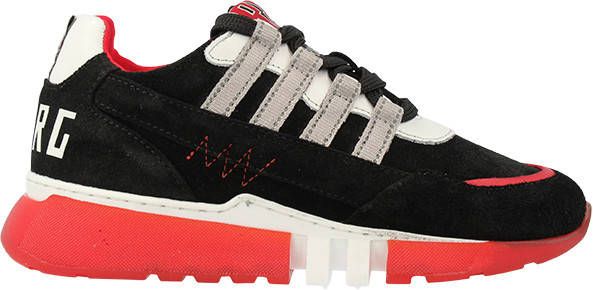 Red-rag Red Rag 13593 923 Black Suede Lage sneakers