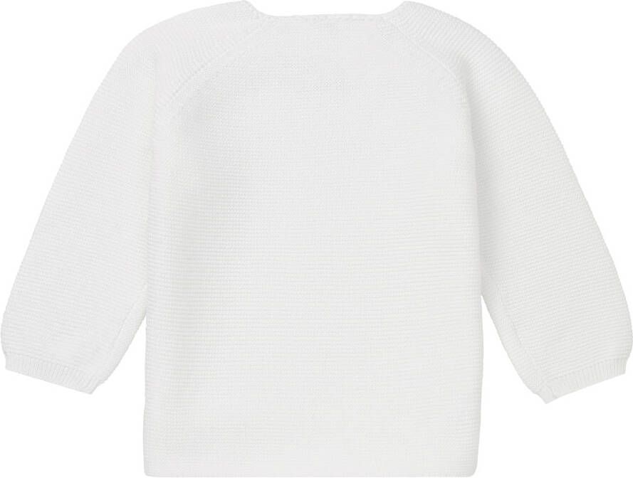 Noppies Babykleding Unisex Cardigan Knit Longsleeve Pino Wit