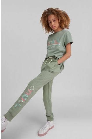 O'Neill regular fit joggingbroek met printopdruk lichtgroen