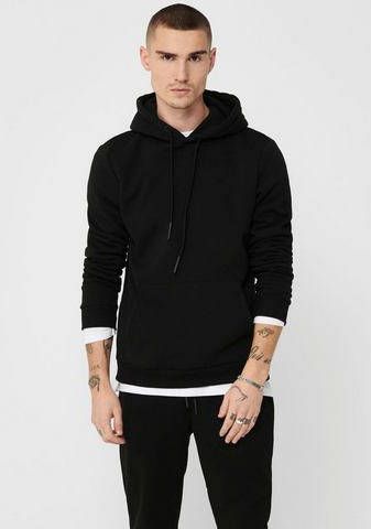 Only & Sons Hoodies & sweatvesten Zwart Heren