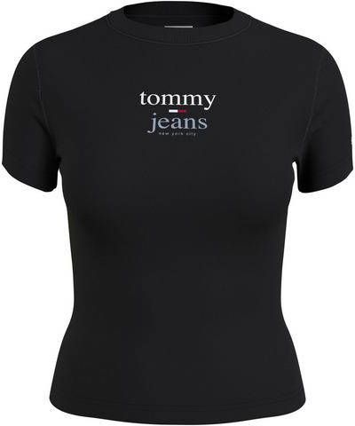 TOMMY JEANS Shirt met korte mouwen TJW BABY ESSENTIAL LOGO 2 SS in basic stijl met opschrift