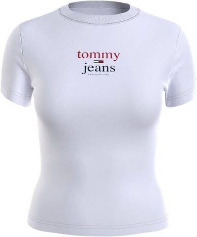 TOMMY JEANS Shirt met korte mouwen TJW BABY ESSENTIAL LOGO 2 SS in basic stijl met opschrift