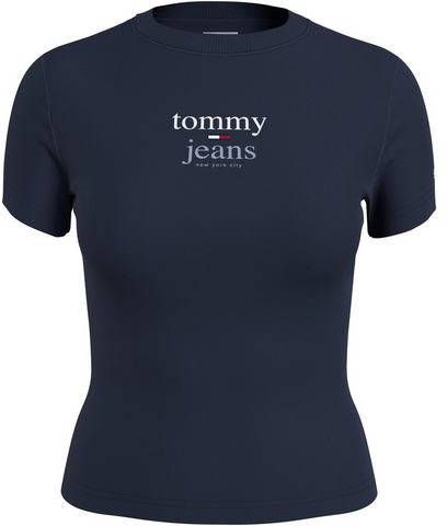 TOMMY JEANS Shirt met korte mouwen TJW BABY ESSENTIAL LOGO 2 SS in basic stijl met opschrift