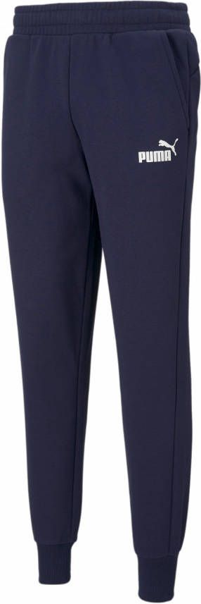 PUMA Essential Logo Fleece Trainingsbroek Donkerblauw