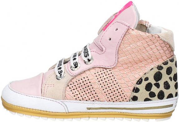ShoesMe Roze Veterschoenen Flex Baby Proof