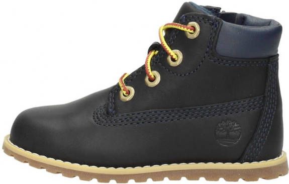 Timberland Veterboots Pokey Pine 6 Inch Boot With Side Zip Blauw