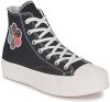 Converse Zwarte Hoge Sneaker Chuck Taylor All Star Lift Hi online kopen