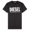 Diesel 00J4P6 00Yi9 Tjustlogo T Shirt AND Tank Unisex Boys Black online kopen