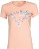 Guess Tee shirt stretch logo strass , Roze, Dames online kopen