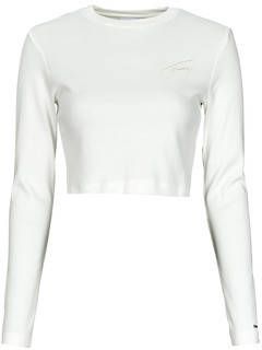 Tommy Jeans Blouse TJW BABY CROP SIGNATURE LS