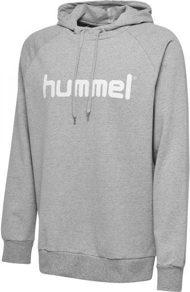 Hummel Go Cotton Logo Hoodie Grijs Kinderen