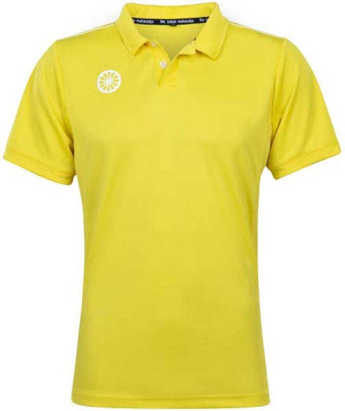 The Indian Maharadja Boy's Tech Polo Shirt IM Yellow