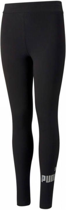 Puma high waist slim fit legging met logo zwart