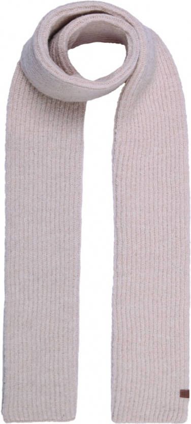 Bickley + Mitchell rib gebreide sjaal lichtroze