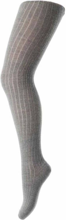 MP Denmark Pantys Cotton Rib Tights Grijs
