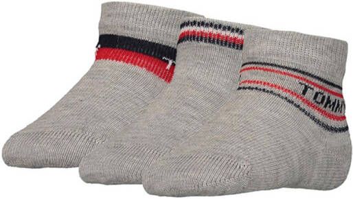Tommy Hilfiger Sokken Baby Sock 3 Pack Giftbox Grijs