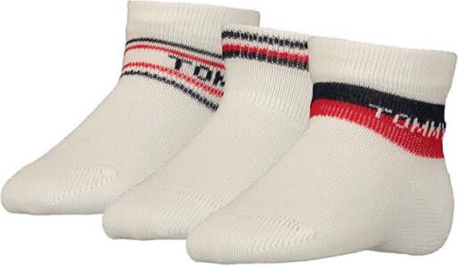 Tommy Hilfiger Sokken Baby Sock 3 Pack Giftbox Wit