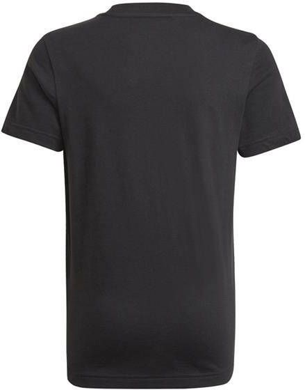 adidas T shirt Essentials Big Logo Zwart/Wit Kinderen