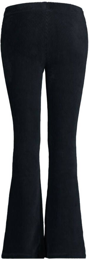 America Today Junior corduroy flared broek Charly donkerblauw