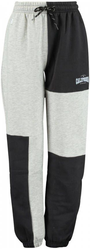 America Today Junior loose fit joggingbroek Cleo Jr grijs melange/zwart