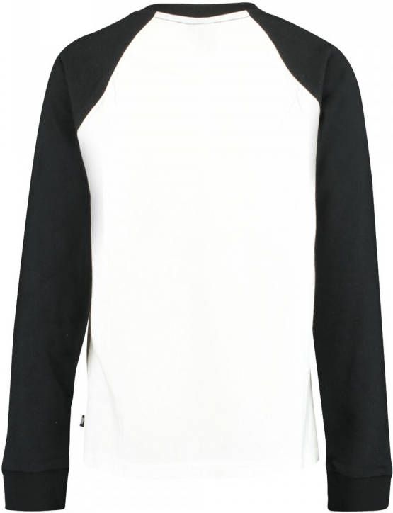America Today Junior longsleeve met tekst wit/zwart