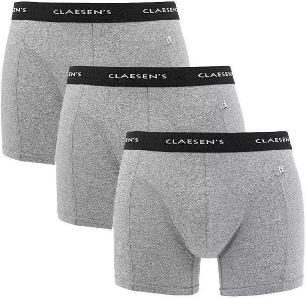 Claesens Boxershorts 3 pack Boxer Grijs