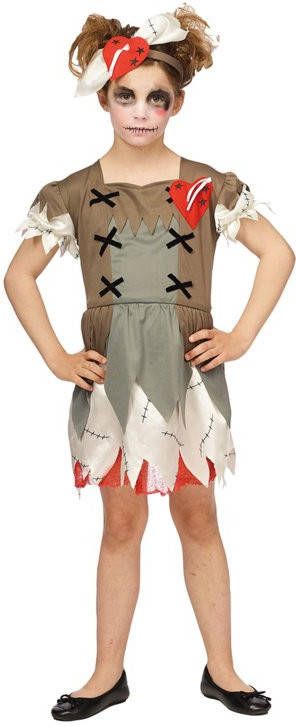 Confetti Kinder voodoo doll jurkje | halloween meisje