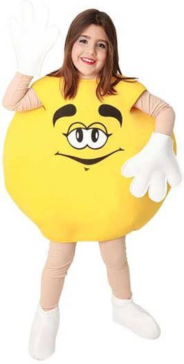 Merkloos Geel Snoep Kostuum Voor Kinderen 7 9 Jaar